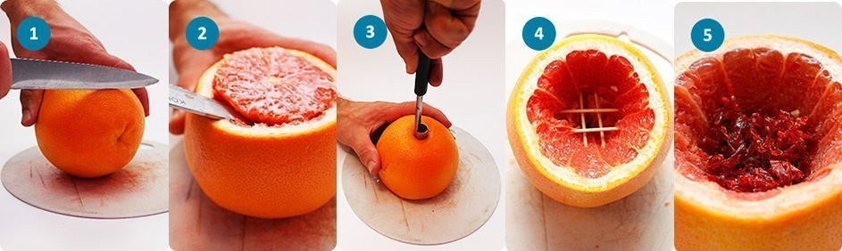 как сделать кальян на апельсине
