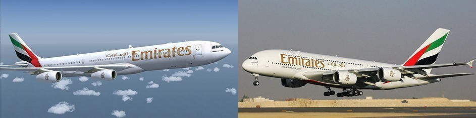самолет emirates 