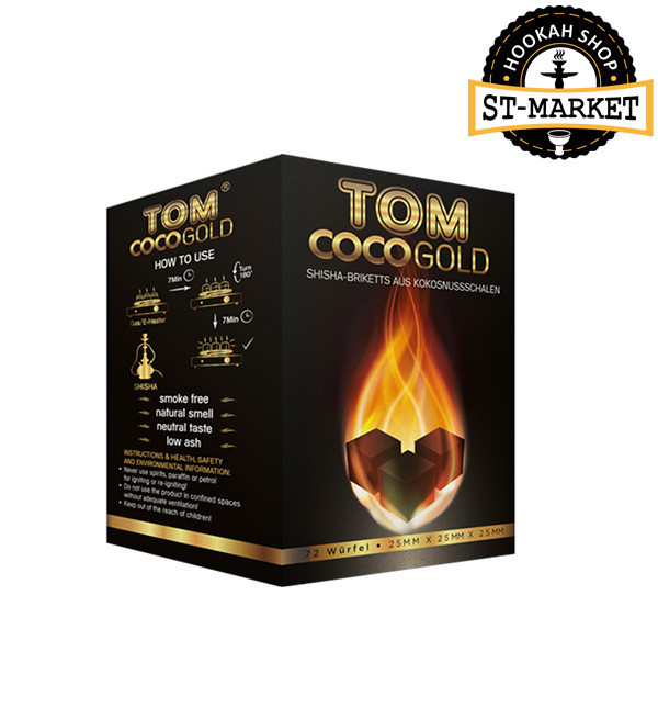 SI-095Уголь кокосовый Tom Cococha Gold 1кг
